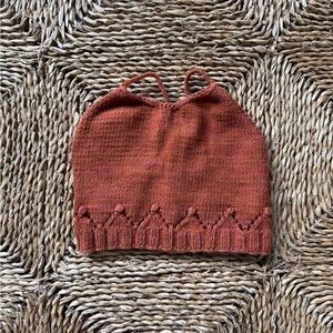 Misha And Puff Kids Knit Hat - Warm Orange